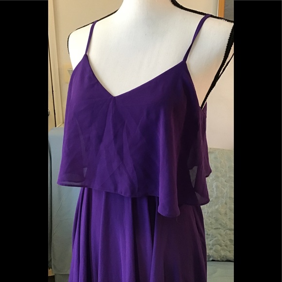 Lulu’s Dresses & Skirts - Lulu’s violet maxi dress with zipper. Size S